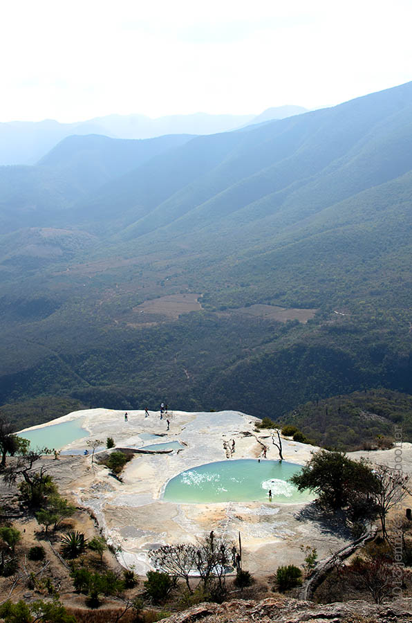 Petrified Waterfalls at Hierve el Agua: December 29, 2012